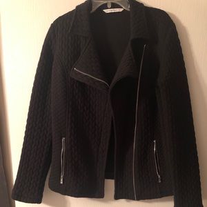 Isaac Mizrahi moto jacket.